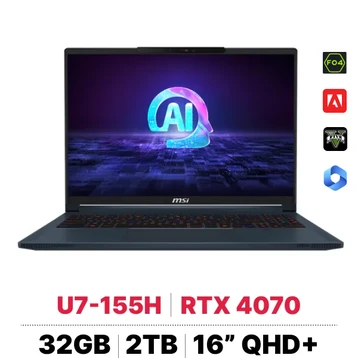 Laptop MSI Stealth 16 AI Studio A1VGG-240VN