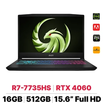 Laptop MSI Gaming Bravo 15 C7VFK-275VN - Cũ Trầy Xước