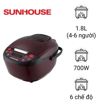 Nồi cơm điện tử 1.8L Sunhouse SHD8909