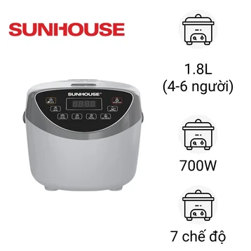 Nồi cơm điện tử 1.8L Sunhouse SHD8912