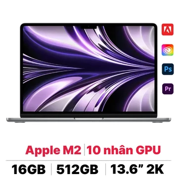 Apple MacBook Air M2 2024 8CPU 10GPU 16GB 512GB sạc 35W - Cũ Trầy Xước