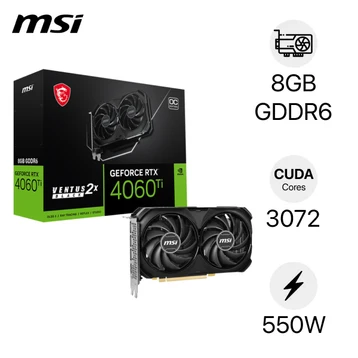 VGA MSI GeForce RTX 4060 VENTUS 2X Black 8G OC