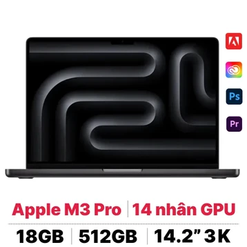 MacBook Pro 14 M3 Pro 18GB - 512GB | Chính hãng Apple Việt Nam