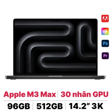 MacBook Pro 14 inch M3 Max 96GB - 512GB Sạc 96W | Chính hãng Apple Việt Nam