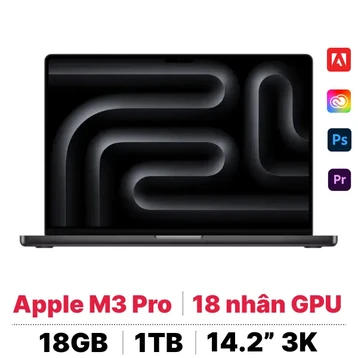 MacBook Pro 14 M3 Pro 18GB - 1TB - Cũ Xước Cấn