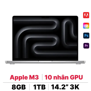 MacBook Pro 14 M3 8GB - 1TB - Cũ Đẹp