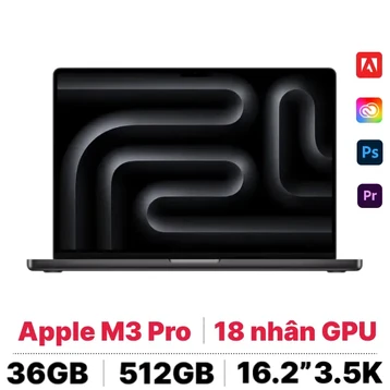 MacBook Pro 16 M3 Pro 36GB - 512GB | Chính hãng Apple Việt Nam