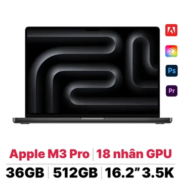 MacBook Pro 16 inch M3 Pro 2023 (12 CPU - 18 GPU 36GB 512GB) 
