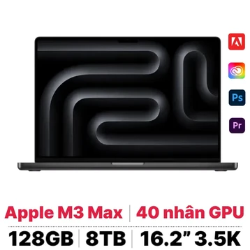 MacBook Pro 16 M3 Max 128GB - 8TB 2023 | Chính hãng Apple Việt Nam
