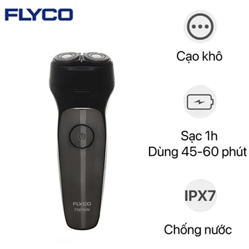 Máy cạo râu 2 lưỡi Flyco FS879VN