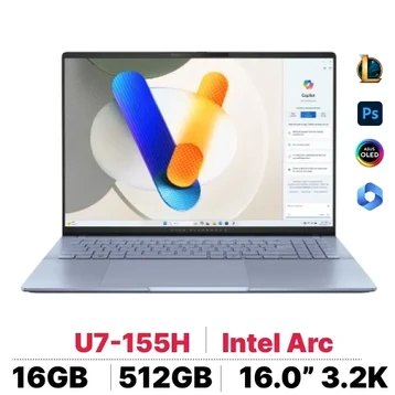 Laptop ASUS VivoBook S 16 OLED S5606MA-MX051W - Cũ Trầy Xước