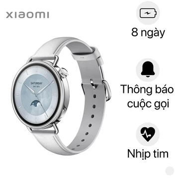 Đồng hồ thông minh Xiaomi Watch S4 41mm Dây Da