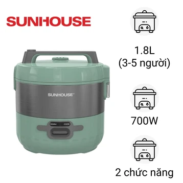 Nồi cơm điện nắp gài 1.8L Sunhouse SHD8604