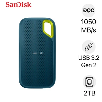 Ổ cứng di động SSD Sandisk E61 Extreme V2 Monterey 2TB