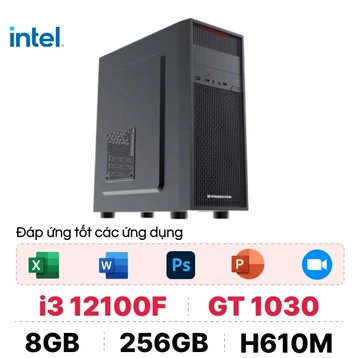 PC CPS văn phòng S05 i3 12100F / 8GB - 256GB