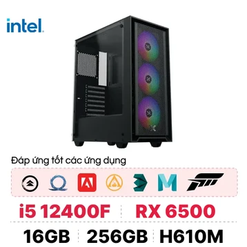 PC CPS Đồ Hoạ D01 i5 12400F / 16GB - 256GB / RX 6500