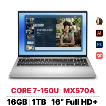 Laptop Dell 16 DC16251 DC6C7557W1 - Đã Kích Hoạt