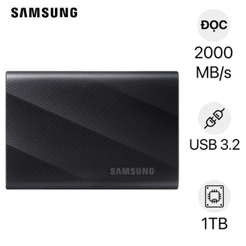 Ổ cứng di động SSD Samsung T9 2000MB/S 1TB MU-PG1T0B/WW