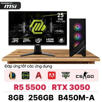 PC CPS X MSI Gaming AMD R5 Kèm màn hình