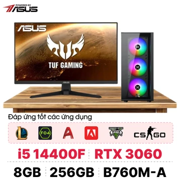 PC CPS X ASUS Gaming Intel i5 Gen 14 Kèm màn hình