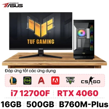 PC CPS X ASUS Gaming Intel i7 Gen 12 Kèm màn hình
