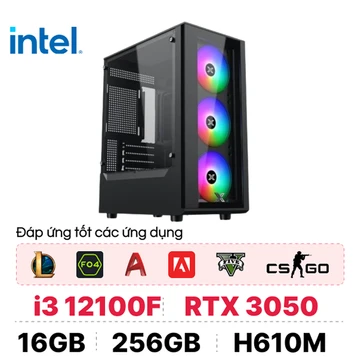 PC CPS Gaming G02 i3 12100F / 16GB - 256GB / RTX 3050