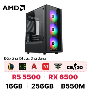 PC CPS Gaming G03 R5 5500 / 16GB - 256GB / RX 6500