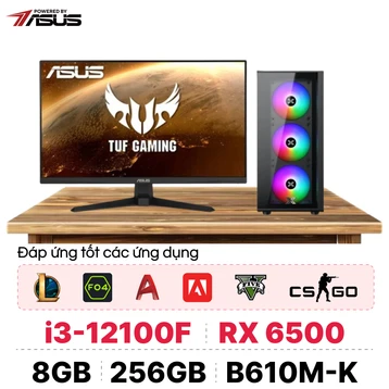 PC CPS X ASUS Gaming Intel i3 Gen 12 Kèm màn hình