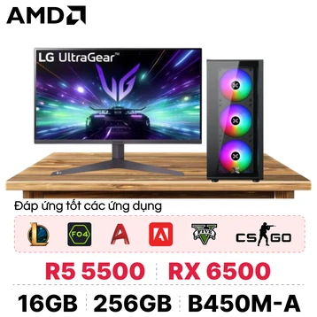 PC CPS Gaming AMD R565 kèm màn hình