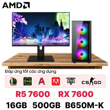 PC CPS Gaming AMD R760 kèm màn hình