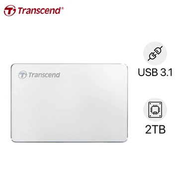 Ổ cứng di động HDD Transcend StoreJet 25C3S USB C 3.1 2TB