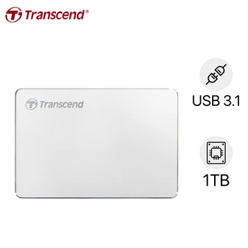 Ổ cứng di động HDD Transcend StoreJet 25C3S USB C 3.1 1TB