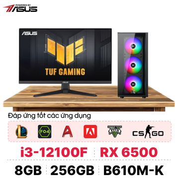 PC CPS X ASUS Gaming Intel i3 Gen 12 Kèm màn hình