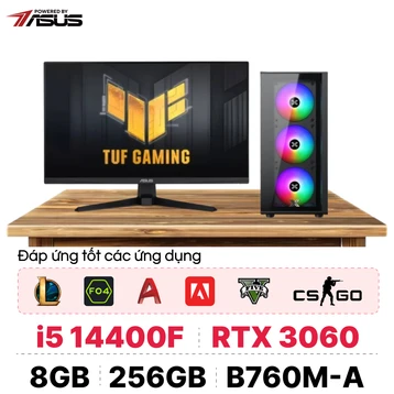 PC CPS X ASUS Gaming Intel i5 Gen 14 Kèm màn hình