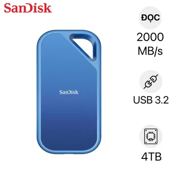 Ổ cứng di động SSD SanDisk Creator Pro Portable 2000MBs 4TB
