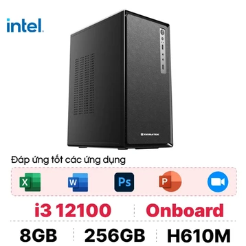 PC CPS văn phòng S02 i3 12100 / 8GB - 256GB
