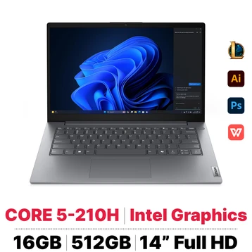 Laptop Lenovo V14 G5 IRL 83HD0033VN - Cũ Trầy Xước