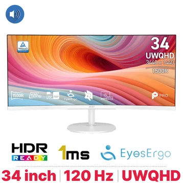 Màn hình cong MSI Pro MP341CQW E12 34 inch