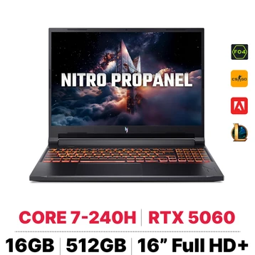 Laptop Acer Gaming Nitro Propanel ANV16-72-71T9
