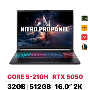 Laptop Acer Gaming Nitro Propanel ANV16S-71-58WQ