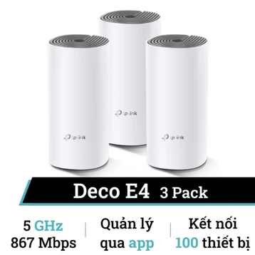 Hệ thống Wifi Mesh cho toàn ngôi nhà AC1200 Tp-Link Deco E4