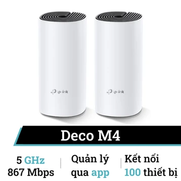 Hệ thống Wi-Fi Mesh cho toàn ngôi nhà AC1200 Tp-Link Deco M4