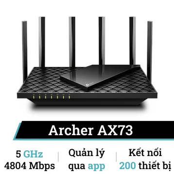 Router Wifi 6 Gigabit TP-Link Archer Ax73 băng tầng kép Ax5400
