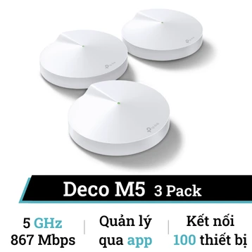 Hệ thống Wifi Mesh cho toàn ngôi nhà AC1300 Tp-Link Deco M5
