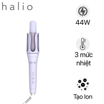Máy uốn tóc tự xoay ion âm Halio Instacurl Premium Automatic Hair Styler