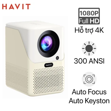 Máy chiếu Havit PJ216 Pro Full HD 4K tự động điều chỉnh thông minh