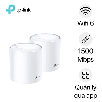 Hệ thống Mesh Wifi 6 AX1500 TP-Link Deco X10 (2 Pack)