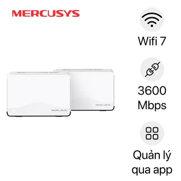 Hệ thống Mesh Wifi 7 BE3600 Mercusys Halo H27BE (2-Pack)