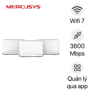 Hệ thống Mesh Wifi 7 BE3600 Mercusys Halo H27BE (3-Pack)