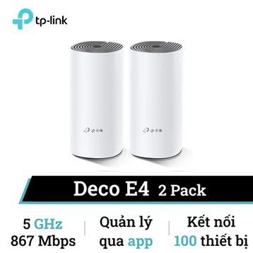 Hệ thống Wifi Mesh cho toàn ngôi nhà AC1200 Tp-Link Deco E4